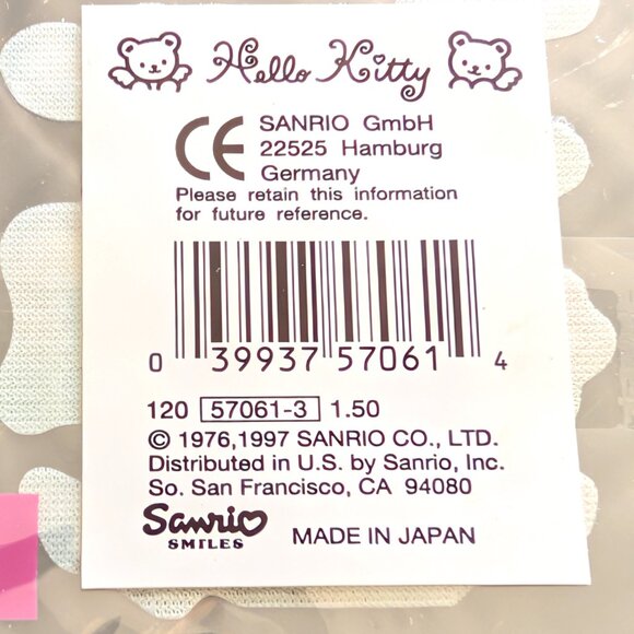 Vintage Sanrio Hello Kitty Lot Of 3 NOS Angels Hearts Zodiac Animals Stickers - Picture 8 of 8
